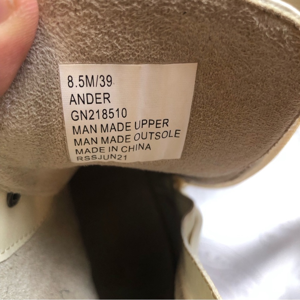 Bcbgeneration Ander Off White Combat Military Lac… - image 4